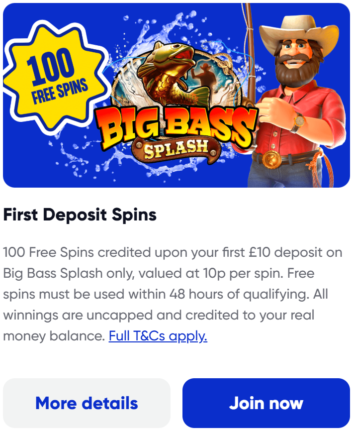 First Deposit Spins